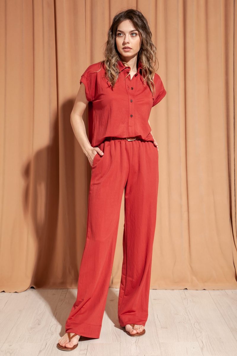 Блузка S2022 Брюки-палаццо S4022