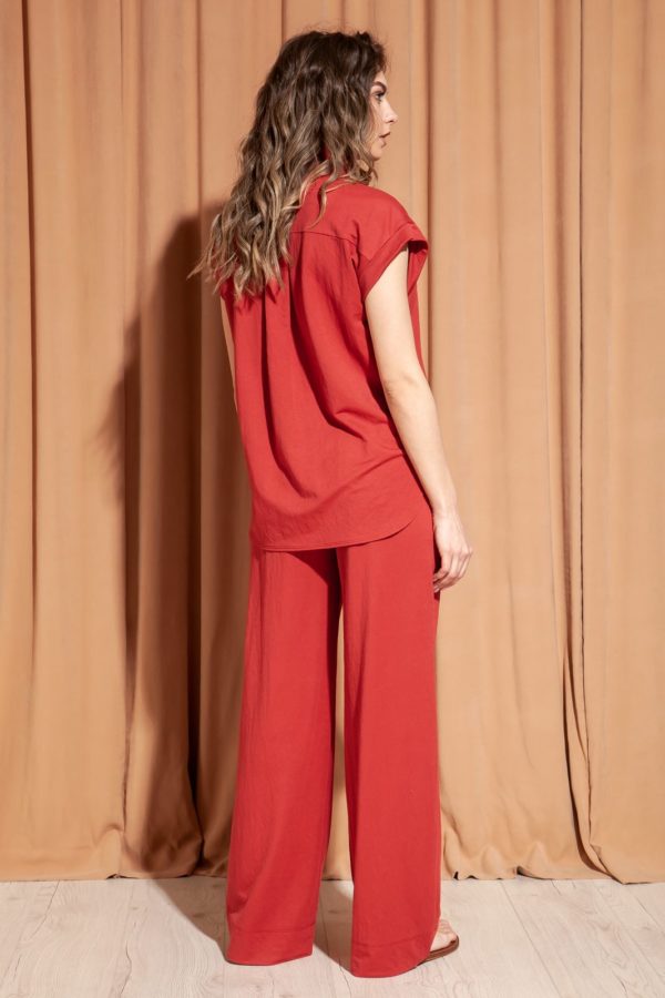 Блузка S2022 Брюки-палаццо S4022